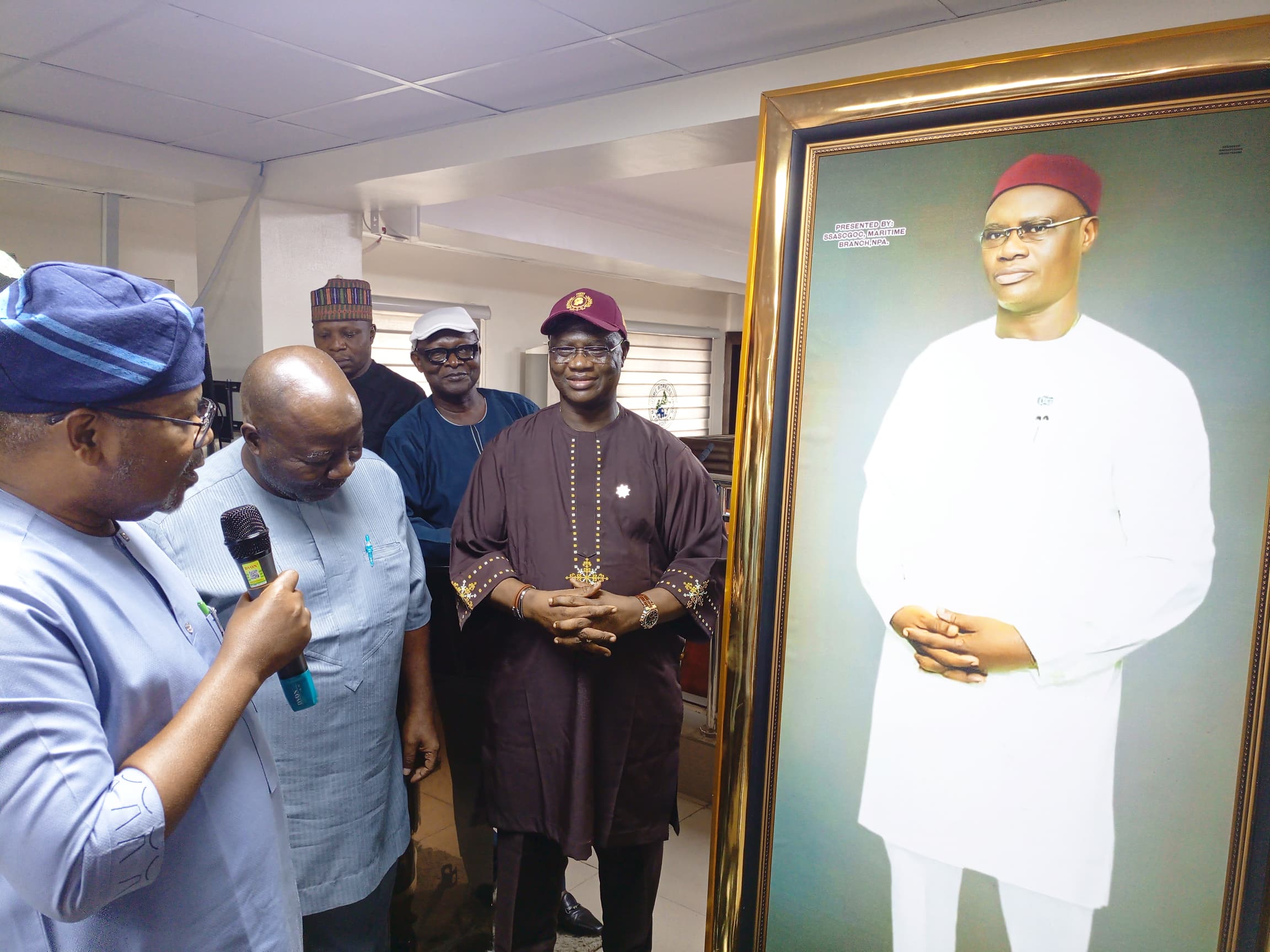 Pix showing SSASGOC as the group Honours Adeyanju, Akingboye for Outstanding Leadership