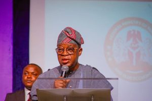 Minister for Marine and Blue Economy Alhaji Oyetola
